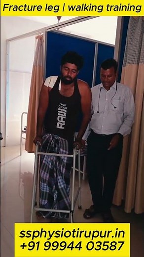 Leg Fracture Recovery |Walking Exercises After Leg Fracture #LegFracture #FractureRecovery #Exercise