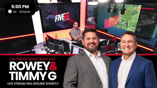 WATCH LIVE: Sports Show with Rowey & Timmy G | FIVEAA