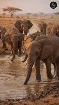 The Ancient Journey of Elephants 🐘 | Life in the African Savanna