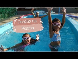 Desafios na piscina - Sophie & Belle