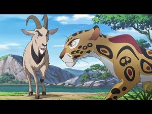 The Three Goats and the Leopard / The cartoon story for kids: