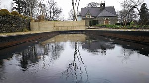 Amazingly our reflection pool is filling all by itself today!! If the weather continues like this, it will certainly be full by the time we open on April 20th! New tearoom & event space, regular garden tours & talks, plant sales and Back Avenue Books. Open Wednesday to Sunday 11am-5.30pm #juneblakesgarden #daracraulphotography | June Blake's Garden