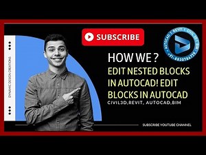 How to Edit Blocks in AutoCAD! Edit Nested Blocks! Autolisp! Autocad Tips & Tricks
