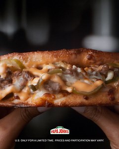 6.3K views · 58 reactions |  meets … meets  The New Double Cheeseburger Papadia. | Papa Johns Pizza | Facebook