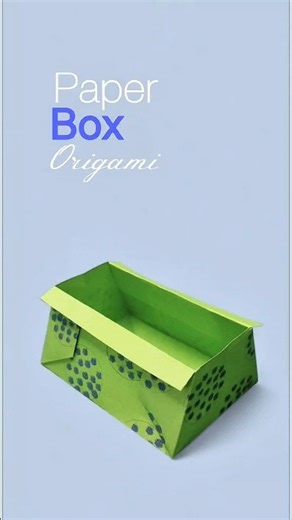 Easy paper box | rapezoid | #paperbox #easypapercraft #diy #origami #papercraftideas #art #boxmaking