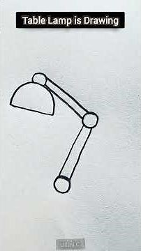 This video will guide you step by step to make a realistic table lamp sketch