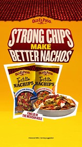In this corner of the ring, we have a contender made to handle heaps of tasty toppings: it’s the Old El Paso™ Tortilla NaChips™! 💪🏼😋🎉 | Old El Paso