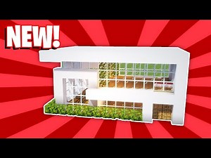 Minecraft : How To Build a Small Modern House Tutorial (#39) (Minecraft House Tutorial)