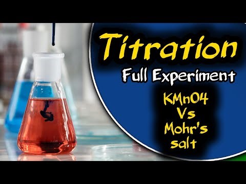 Titration Experiment Class 12 Mohr's Salt| Titration Mohr's salt KMnO4 Class 12 Practical 