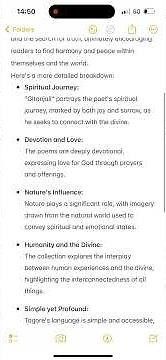 Summary of Gitanjali," by Rabindranath Tagore in 2 Minutes only