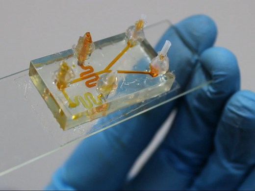 3D打印多层微流控芯片