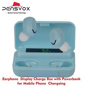 [Hot Item] Selection Buy HiFi Wireless Earphone with Display Charge Box Powerbank for Mobile Phone Chargeing