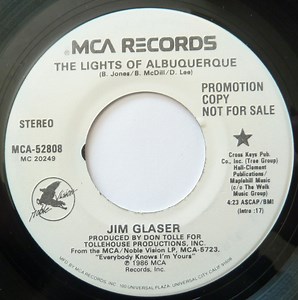 Jim Glaser - The Lights Of Albuquerque