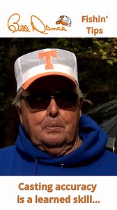 104K views · 2.5K reactions | Knowing how to put your bait where you want, when you want, allows you to cast to areas other anglers can’t! Better casting accuracy means consistently catching more fish… Remember casting is a learned skill, you get better by practice, practice, practice and more practice! The best place to practice is dry land, if you wait until you’re fishing you wind up wasting precious time… Happy fishin’ y’all! -Bill #fishingtips | Bill Dance | Facebook