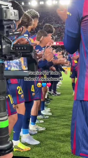 Lewandowski agradece apoyo del Barça 🥹💙❤️