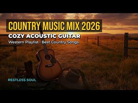 Country Music Mix 2026 | Cozy Acoustic Guitar – Best Country Songs & Western Playlist