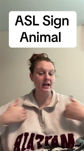 Learn How To Sign "Animal" in ASL for Beginners | American Sign Language #shorts