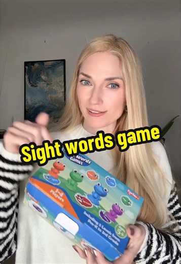 Teach kids to read with a sight words game. This has been so effective bc it makes learning to read fun for kids. Sight words From pre k and kindergarten to 3rd grade! #sightwords #learntoread #teachkidstoread #tiktokshopsparkcreator #newyearnewme