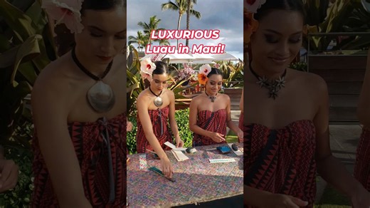 I experienced Maui's upscale luau! 🌺
