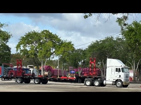 Day 4 of tear down at the Miami Dade County Fair #fair #carnival #rackedrides