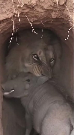 The Life of an African Lion | A Direct Attack on a Warthog