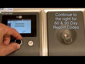 Luna CPAP - Accessing CPAP Compliance Codes