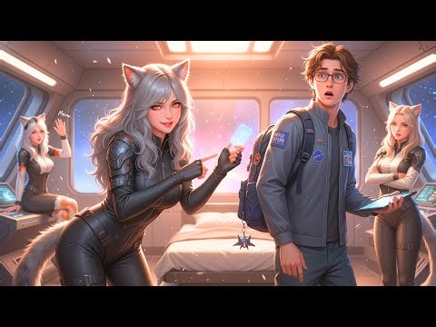 A Nerd Transferred To A Space Station Job, And All His Roommates Were Alien Cat Sisters...