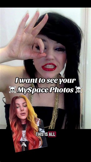 If you still have your MySpace photos please post them as I just miss mine and want to reminisce because I’m a sad millennial 😂 #scenekid #myspacedays #myspace #elderemo