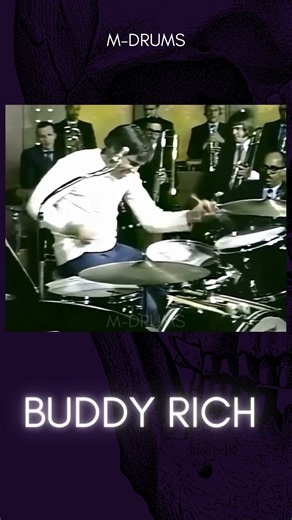 BUDDY RICH - Masterclass Drum Solo #BuddyRich #DrumSolo #VintageJazz #Drummer #Drums #drumvideo