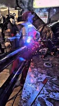 ship fitter job order,modified seawage pipe basic fabrication #basic #welding #shipslife #shorts