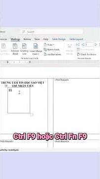 Hướng Dẫn Sử Dụng Mail Merge Tạo Thẻ Nhân Viên Hàng Loạt Trong Word Cực Kỳ Đơn Giản!