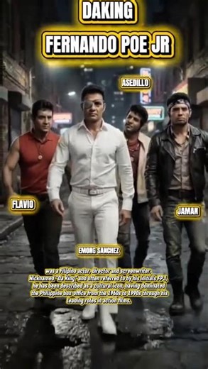 apat na sikat na characters ni DAKING Fernando Poe Jr. #fypシ゚viral #daking #icons #youtubeshorts