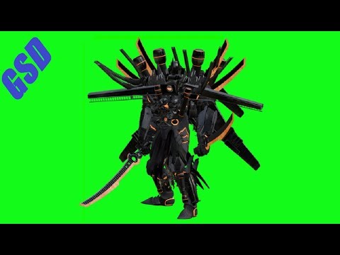 Battle Armor Titan Sonar Man Skibidi Toilet Green Screens