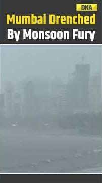 Mumbai News: Marine Drive Lashed By Intense Monsoon Showers | Heavy Rain | Weather Update