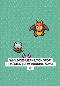 Why does Mean Look stop Pokémon from running away 😭 #pokemon #pokémon #ashketchum #pikachu #charizard
