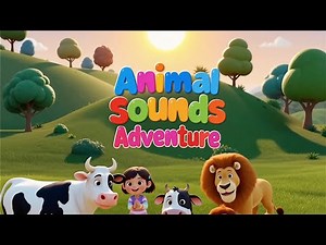 🦁🐑 Animal Sounds Adventure | Fun Kids Education Song! ✨🌟