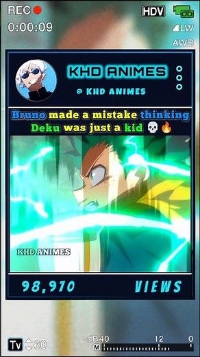 Bruno made a mistake thinking Deku was just a kid 💀🔥 #myheroacademia#anime#edit