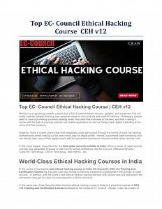 Top EC- Council Ethical Hacking Course CEH v12 - SlideServe
