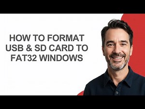 How To Format USB & SD Card To FAT32 Windows - KevinHowTo