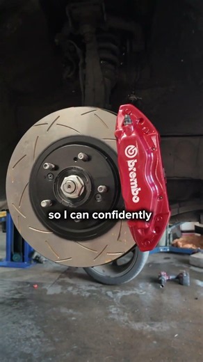 The biggest thing a Brembo brake upgrade changed