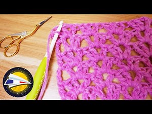 Joli point en brides et mailles en l'air | Explications pour débutants | Crocheter un point ajouré