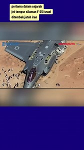 Untuk pertama kalinya dalam sejarah, sebuah jet tempur siluman F-35 milik Israel dilaporkan berhasil ditembak jatuh oleh sistem pertahanan udara Iran. Insiden luar biasa ini terjadi di tengah memuncaknya ketegangan militer antara kedua negara. Menurut laporan media Timur Tengah, jet tempur F-35 yang terkenal dengan teknologi silumannya tersebut terdeteksi dan dihantam rudal darat-ke-udara Iran saat melakukan misi pengintaian di atas wilayah udara yang disengketakan. Keberhasilan ini dianggap seb