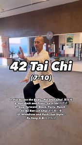 42 Tai Chi (7-10) Join us in Dao Universe ✅👉 Online learning on daouniverse.com ✅👉Bend,OR learning oregontaichi.com #taichi #chi #kungfu #meditation #qigong | Dao Universe