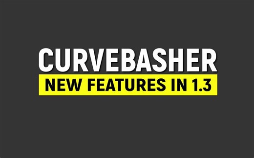 Blender Curve Basher V1.3.7 曲线生成器/kitbashing 工具
