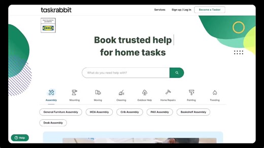 8. TaskRabbitTaskRabbit links freelancers to exciting local opportunities such as cleaning, delivery, and furniture assembly.Enjoy flexible jobs, with top earners making over $35 per hour.
