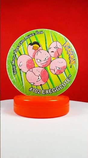 TAZO POKEMON №03 (#102 EXEGGCUTE) #nintendo #lays #exeggcute