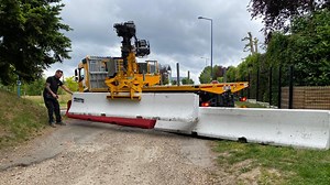 Près de Rouen. Des plots en béton pour dissuader l’installation des caravanes