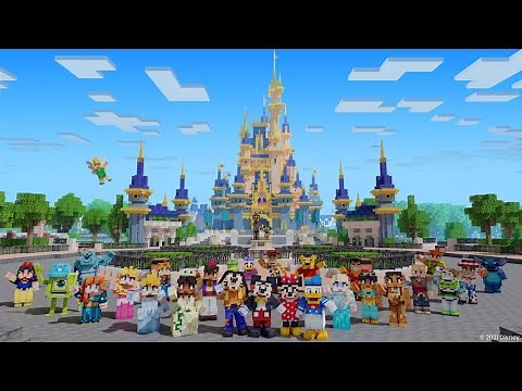 Minecraft Walt Disney World Map - All Characters & Autographs