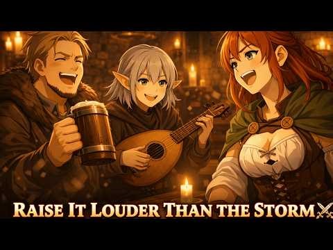 Raise It Louder Than the Storm | Medieval Tavern Song (Fantasy Folk For D&D)