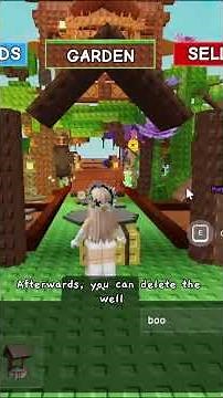 Grow a garden build ideas || Tutorial on how to build a shack entrance! #growagarden